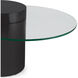 Odette 35.5 X 35.5 inch Black Coffee Table