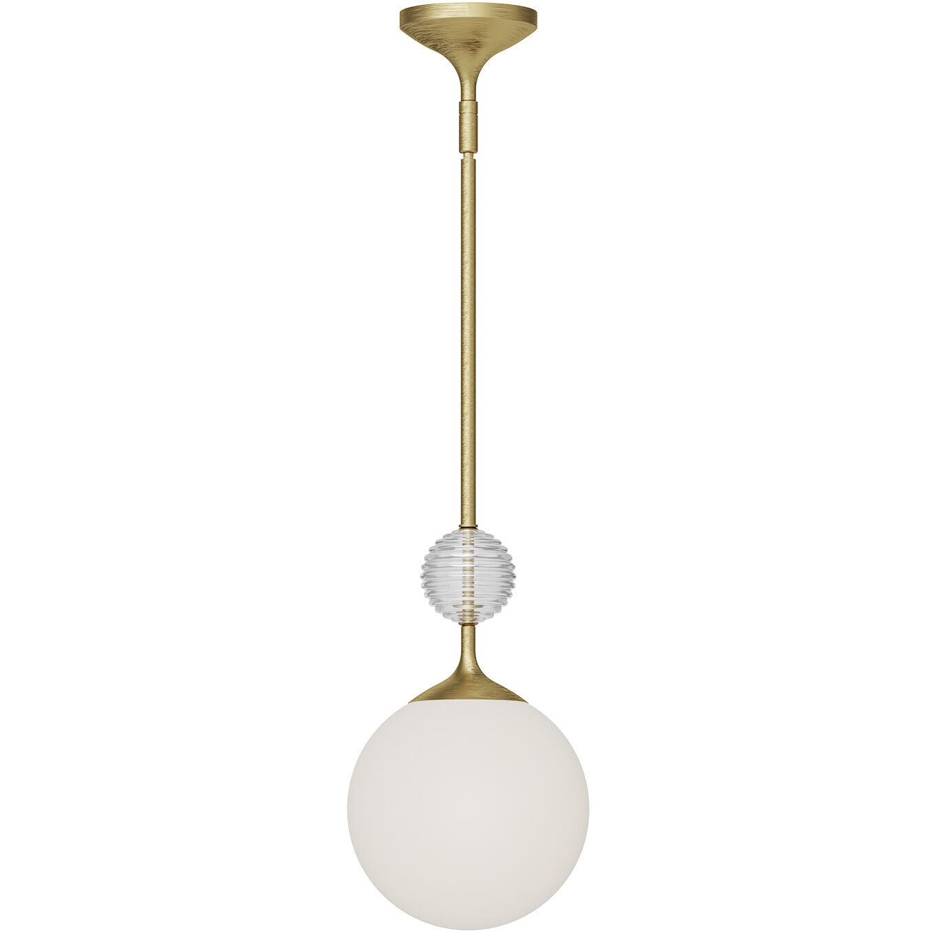 Alora Mood Celia Pendant Ceiling Light in Brushed Gold