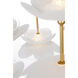 Barbara Barry Petaluma LED 32 inch Soft Lacquered Brass Cascading Chandelier Ceiling Light