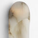 Kelly Wearstler Esculpa LED 6 inch Alabaster and Polished Nickel Elongated Wall Light