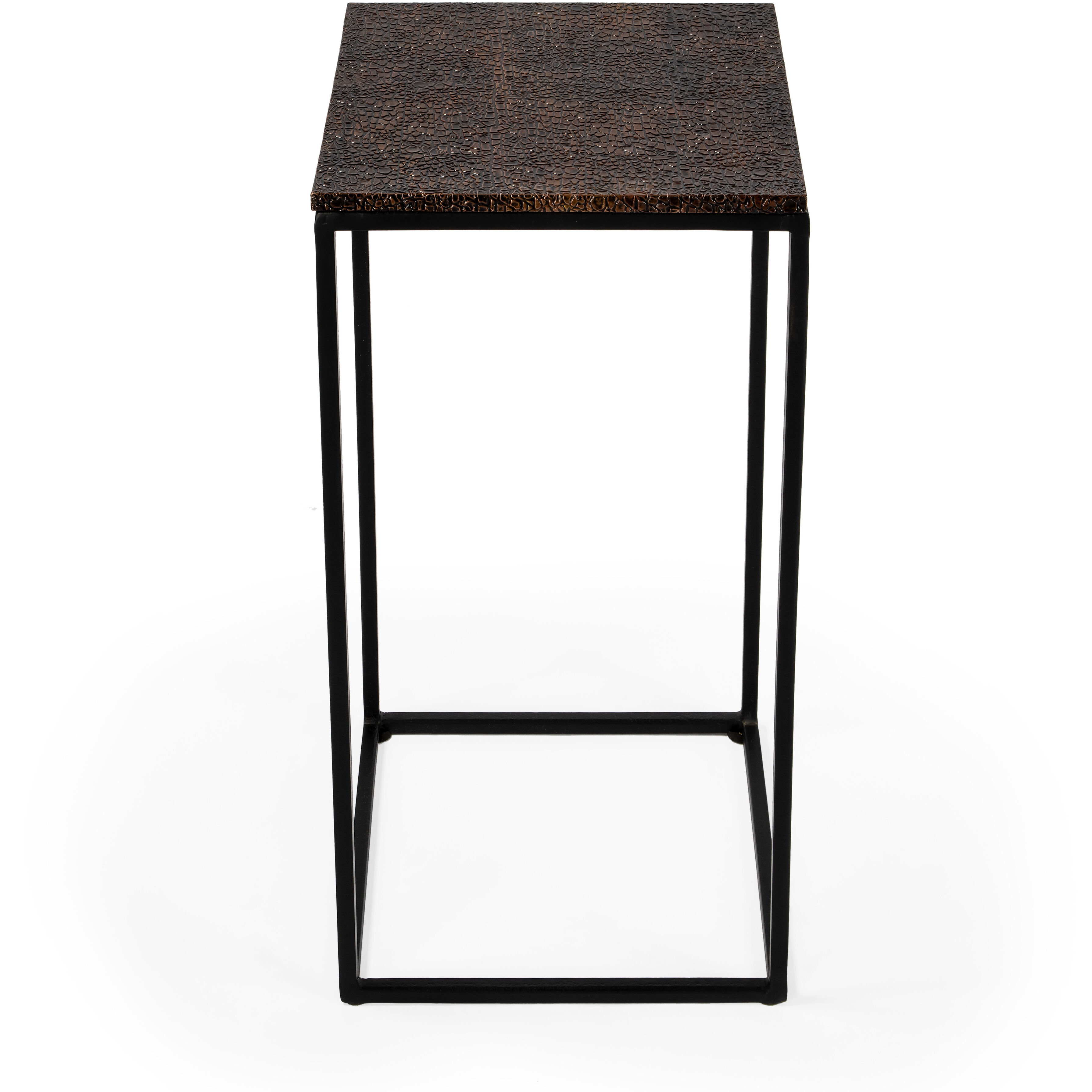 Lacrossa Top Side Table in Bronze