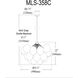 Miles 8 Light 35.5 inch Polished Chrome with Frosted Chandelier Ceiling Light
