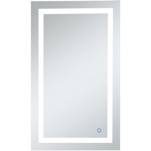 Helios 40 X 24 inch Silver Lighted Wall Mirror