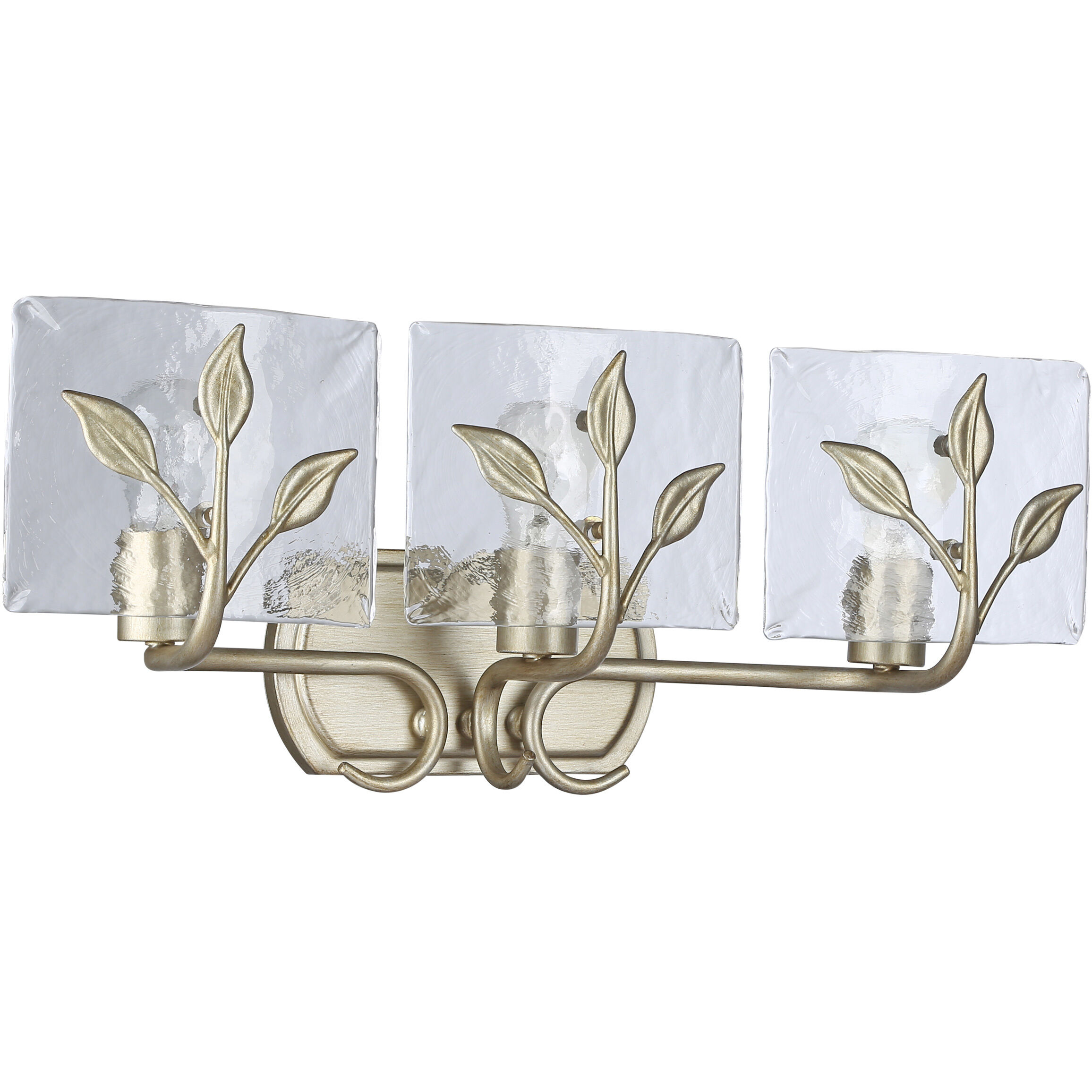 Calla Vanity Wall Light in White Gold