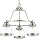 Judson 3 Light 22 inch Polished Nickel Chandelier Ceiling Light