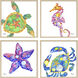 Nassau Sea Life 8 X 8 inch Non-Glass Framed Art, Propac