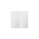 Adorne White Blank Insert, Half Size