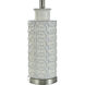 Signature 26.75 inch 60 watt Cream and Blue Table Lamp Portable Light