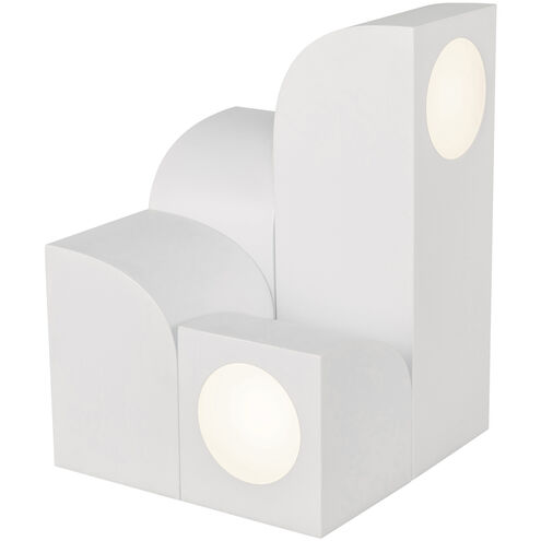 Gypsum 12.5 inch 20 watt White Table Lamp Portable Light