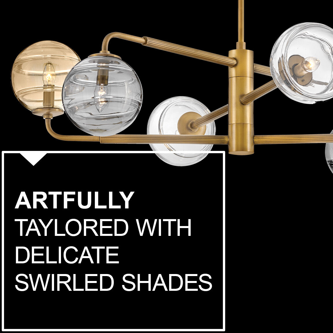 Oberon LED 36.5 inch Heritage Brass Chandelier Ceiling Light