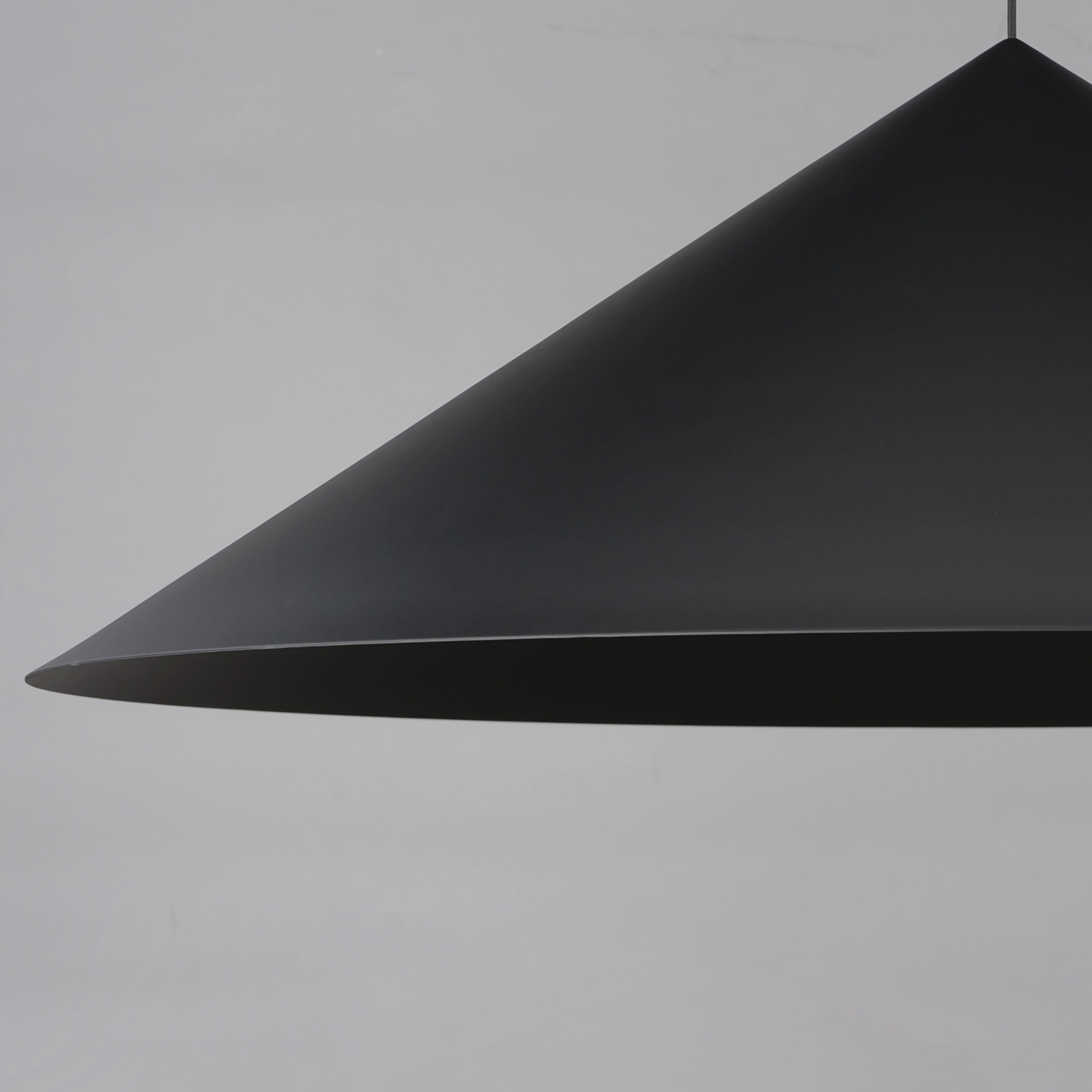 Pitch LED 51 inch Black Single Pendant Ceiling Light