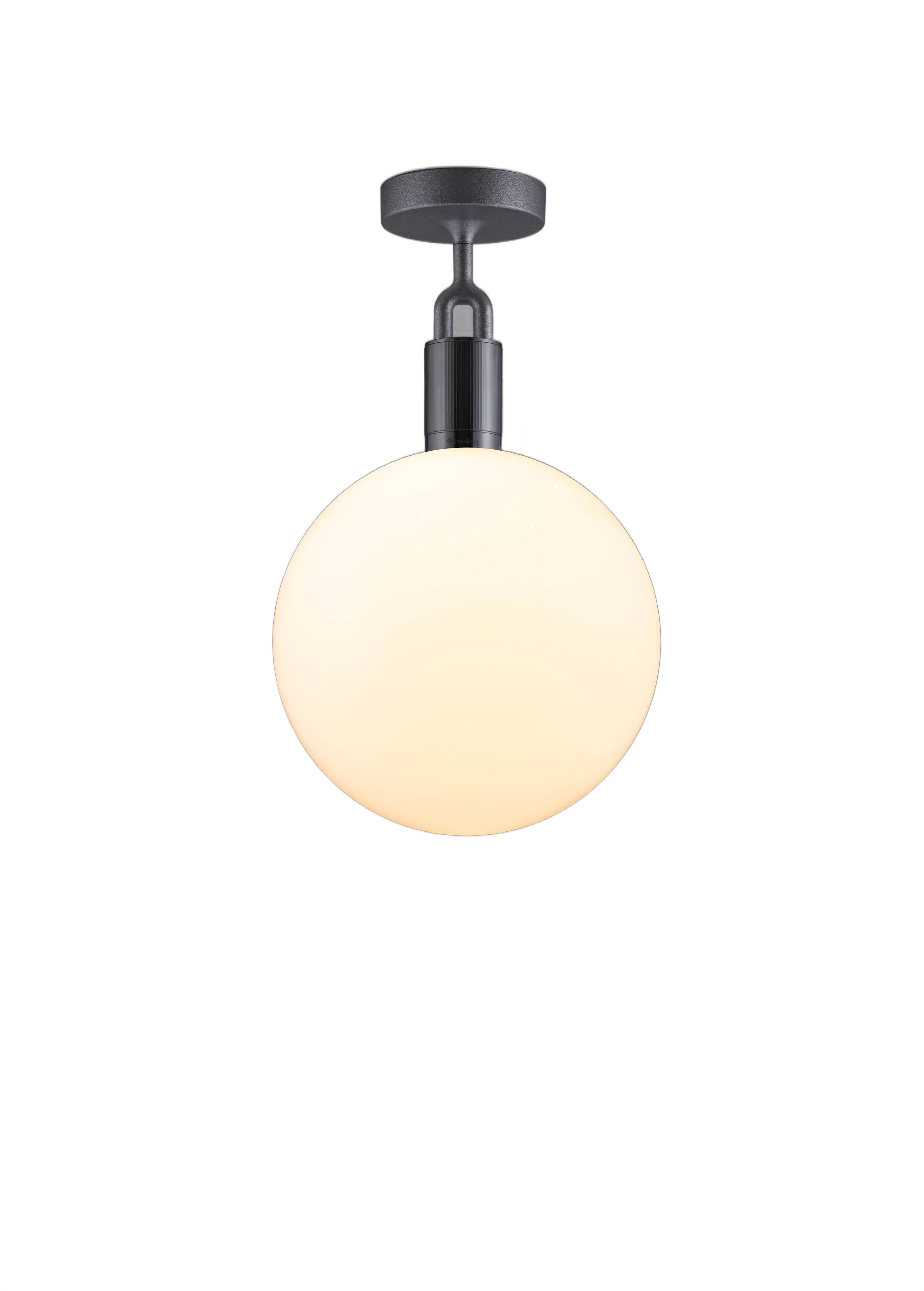 Forked LED 11.42 inch Gun Metal Flush Mount Ceiling Light