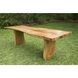 Reclaimed Wood 99 X 31 inch Natural Outdoor Dining Table, Rustic