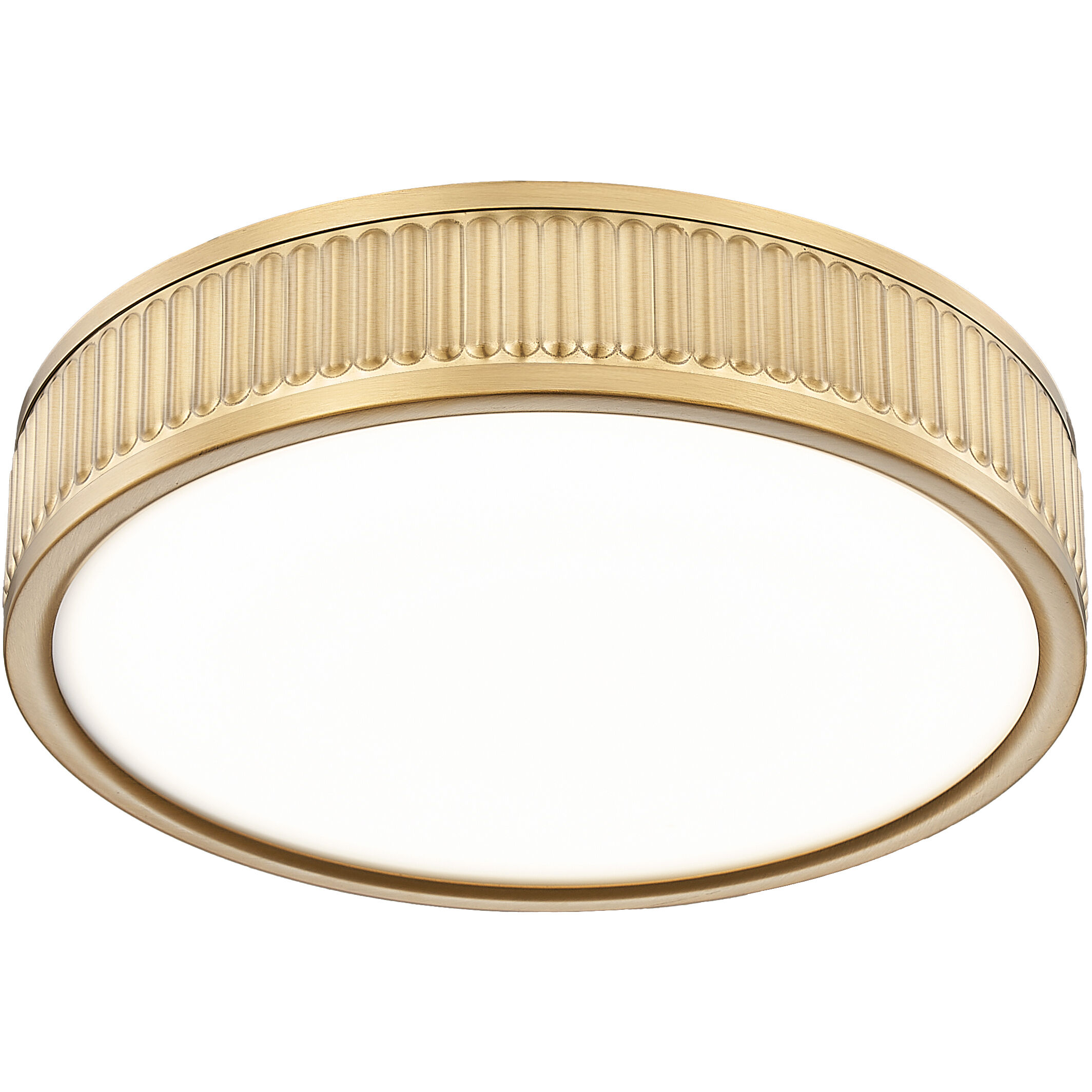 Stari LED 12.75 inch Modern Gold Flush Mount Ceiling Light