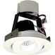 Iolite Matte Powder White Recessed Light in 3000K, 1000, Retrofit Round Gimbal