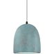 Radiance Collection - Bell Single Drop Pendant in Dark Bronze, Replaceable Bulb, Verde Patina, White, Form+Finish+Function
