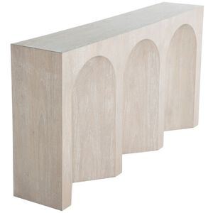 Arlee 60 X 12 inch Cerused Light Natural Console Table