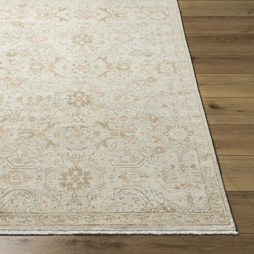 Anelka 108 X 72 inch Pearl / Warm Grey Handmade Rug in 6 x 9
