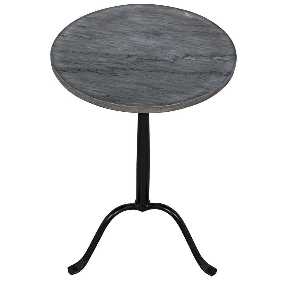 Cosmopolitan 24 X 15 inch Matte Black Side Table