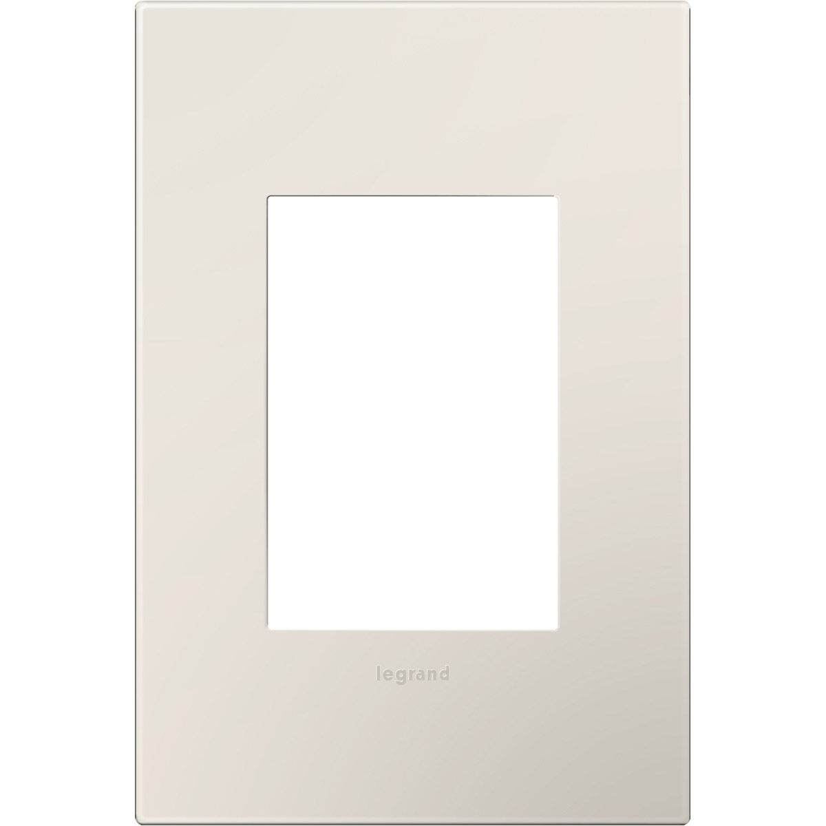 Adorne Satin Light Almond Wall Plate, 1-Gang
