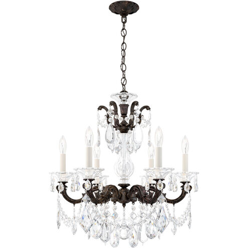 La Scala 6 Light 23 inch Heirloom Bronze Chandelier Ceiling Light in Heirloom Bronze Cast