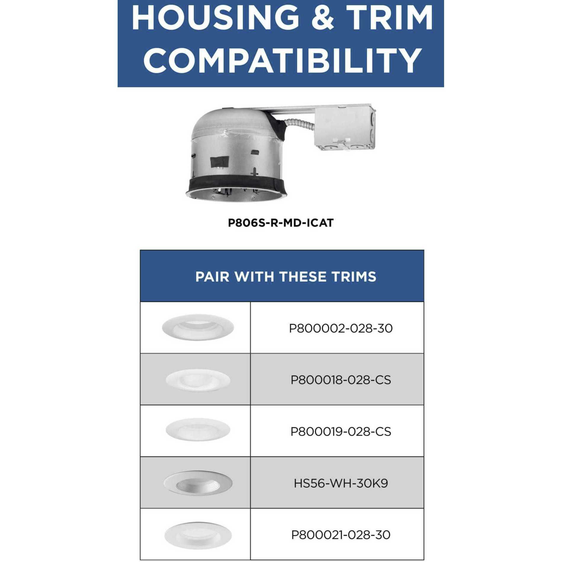 6in Shallow Recessed Housing PAR-30SN Unfinished Recessed Can in Remodel