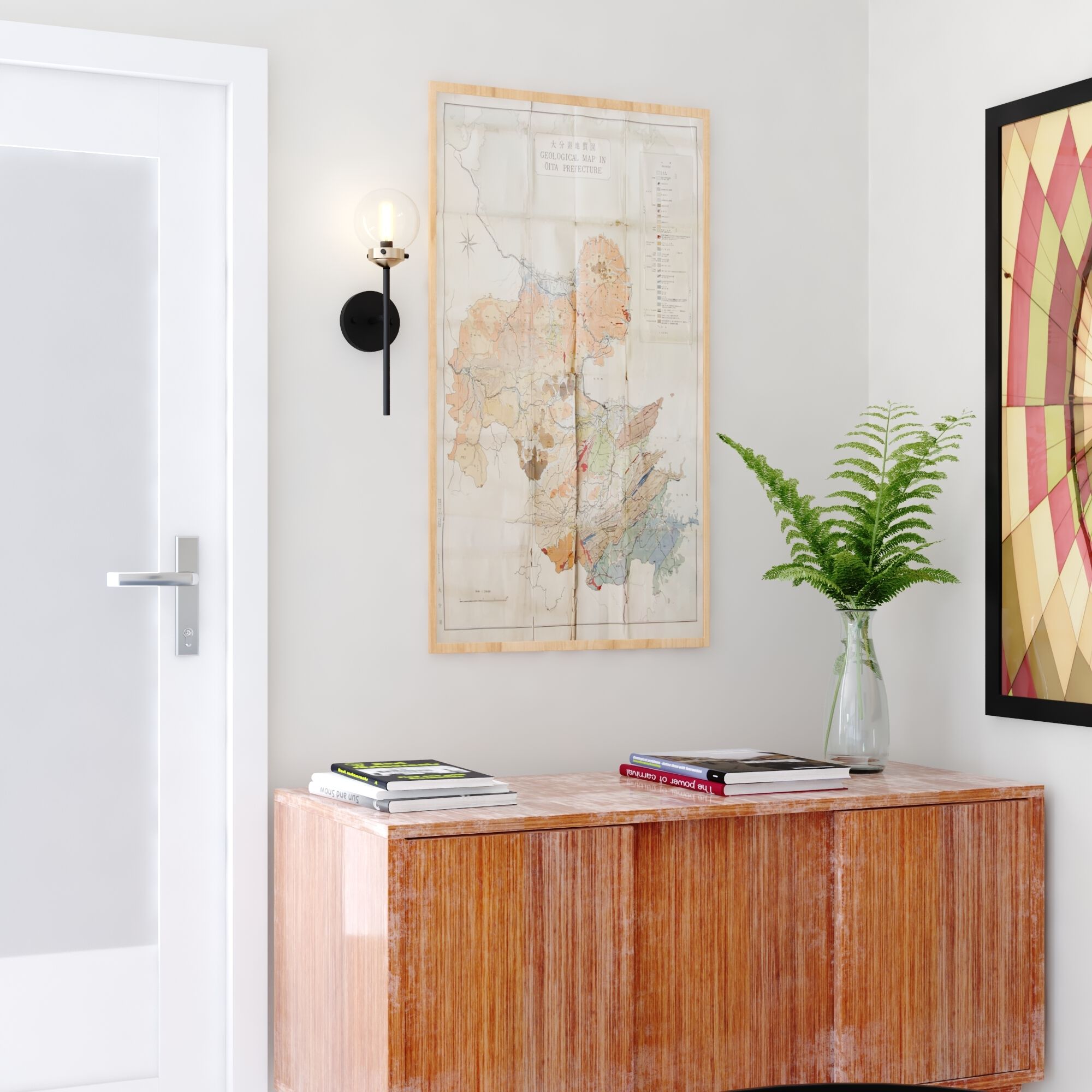 Orbit LED 5 inch Muted Brass and Oil Rubbed Bronze Wall Light in 1