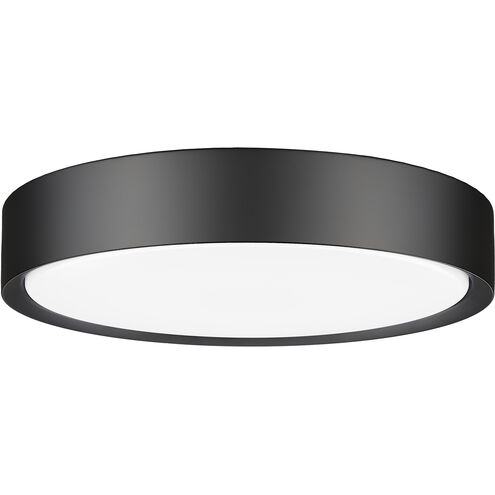 Kawan LED 16 inch Matte Black Flush Mount Ceiling Light