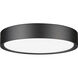 Kawan LED 16 inch Matte Black Flush Mount Ceiling Light