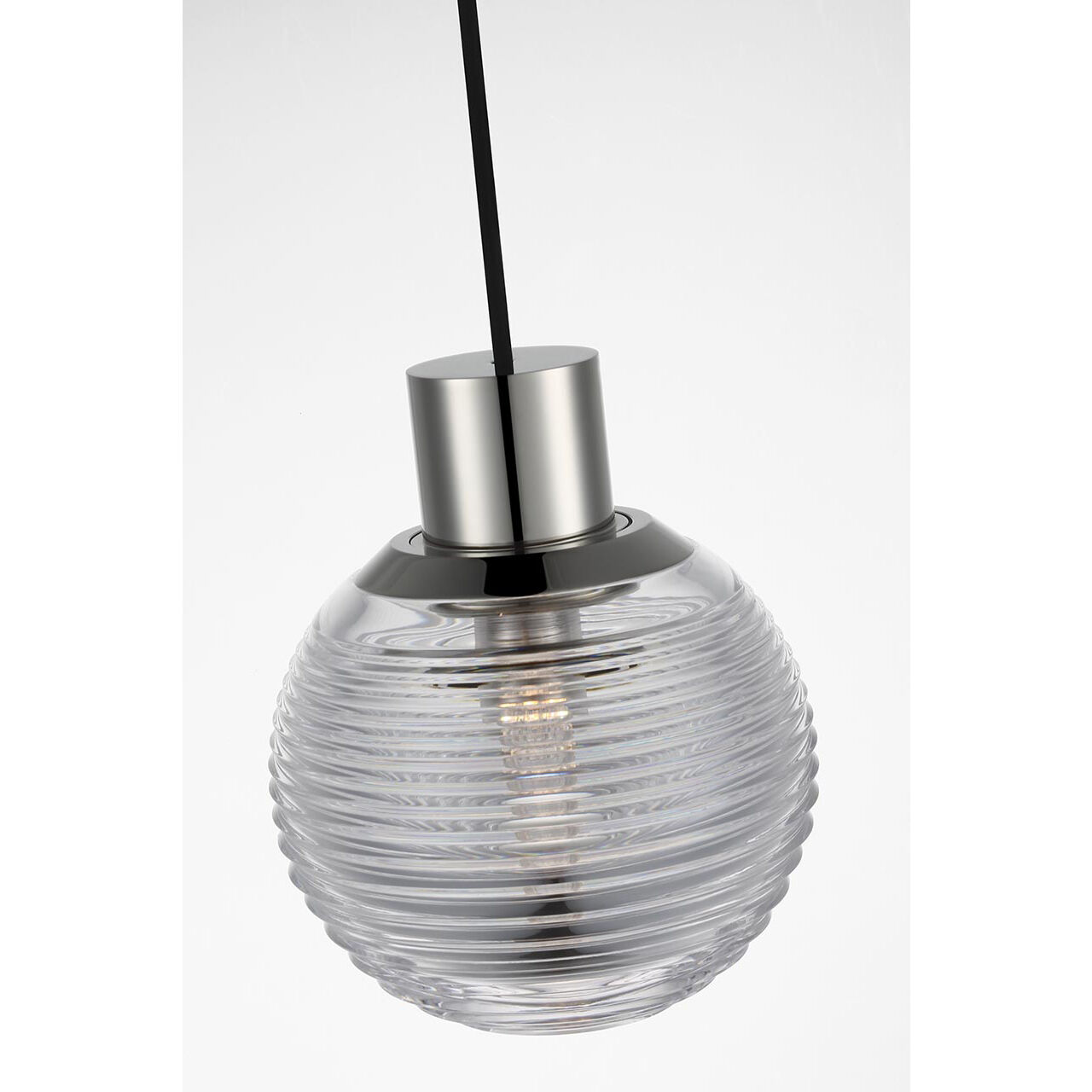 Waterford Circon LED 5 inch Polished Nickel Mini Pendant Ceiling Light
