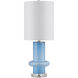 Aquaviva 27.75 inch 150.00 watt Blue/Clear/Polished Nickel Table Lamp Portable Light