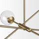 Britton 27 inch Gold Chandelier Ceiling Light
