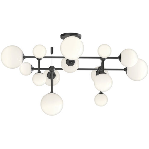 Sabon LED 36 inch Satin Black Surface Mount Ceiling Light