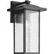 Capanna 1 Light 20 inch Textured Black Outdoor Wall Light
