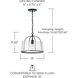 Madison 1 Light 13 inch Matte Black Semi-Flush Mount Ceiling Light, Convertible Dual Mount