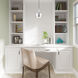 Allison 1 Light 10 inch Brushed Aluminum Mini Pendant Ceiling Light