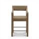 Elise 39.4 inch YM Ochre Counter Stool in Brown