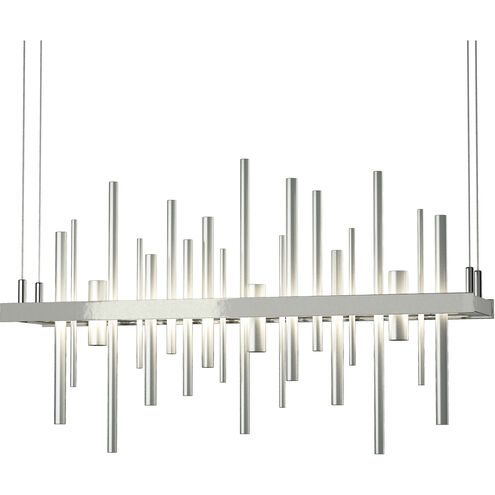Cityscape LED 25.5 inch Sterling and Vintage Platinum Pendant Ceiling Light in Sterling/Vintage Platinum
