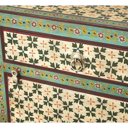 Perna Hand Painted Artifacts Chest/Cabinet