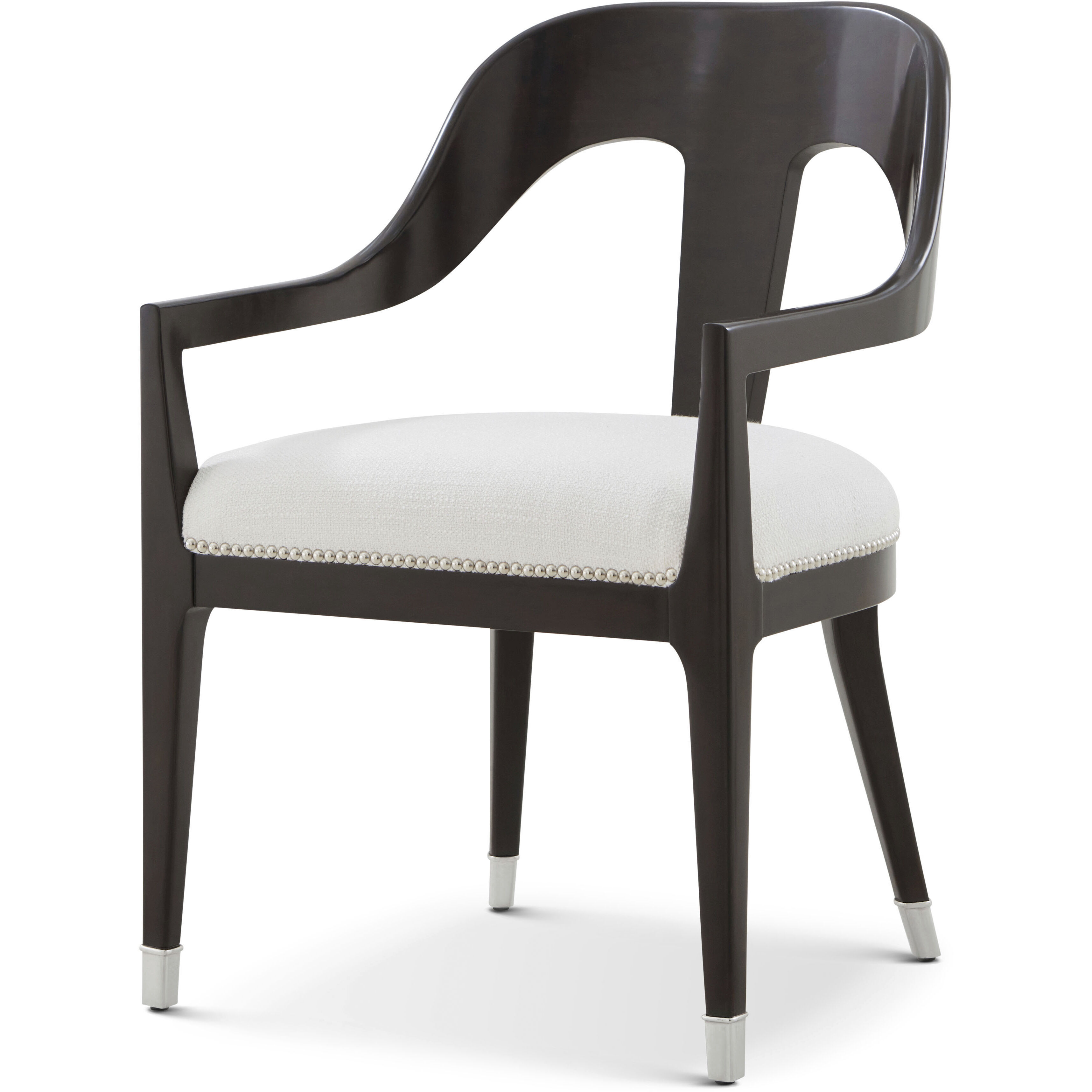Spencer London Fulham Dining Armchair, Wooden, Upholstered