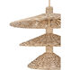 Hilton Head 15 Light 34.25 inch French Gold with Natural Seagrass Pendant Ceiling Light