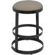 Dior 26 inch Matte Black Counter Stool