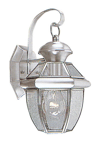 Monterey 1 Light 13 inch Brushed Nickel Outdoor Wall Lantern