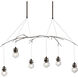 Kiwi 6 Light 36.8 inch Ink Pendant Ceiling Light
