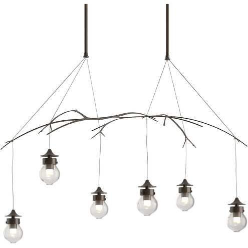 Kiwi 6 Light 36.8 inch Ink Pendant Ceiling Light
