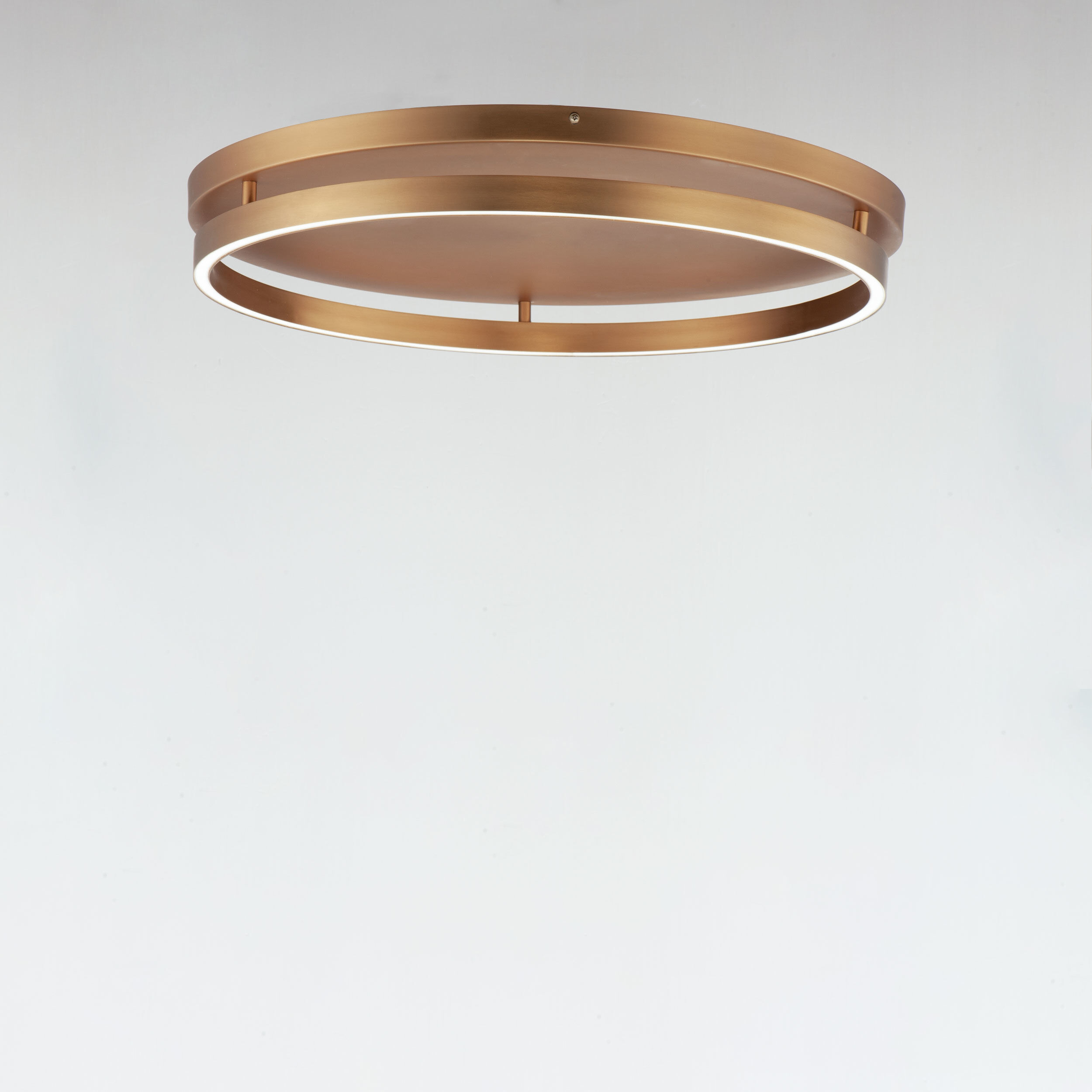 Groove LED 24.5 inch Gold Flush Mount Ceiling Light