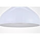Circa 1 Light 12.5 inch White Pendant Ceiling Light