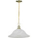 Brentwood 1 Light 16 inch Polished Brass Pendant Ceiling Light