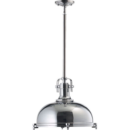 Hinge 1 Light 17 inch Chrome Pendant Ceiling Light