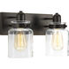 Calhoun 2 Light 13 inch Antique Bronze Bath Vanity Wall Light